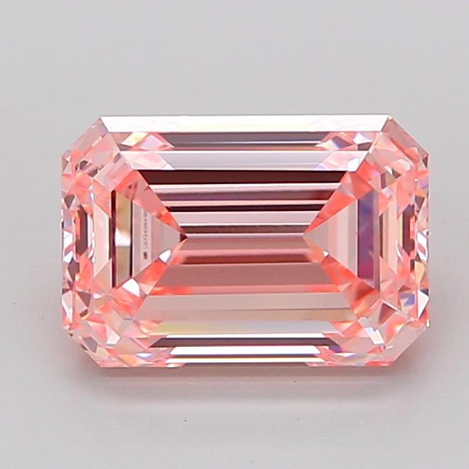 2.29 Ct. Fancy Intense Pink Emerald Lab Grown Diamond