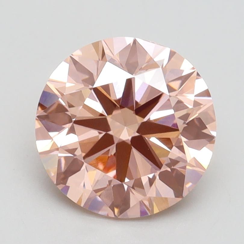 2.00 Ct. Fancy Intense Pink Round Lab Grown Diamond
