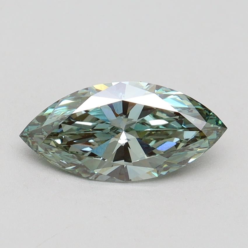 1.00 Ct. Fancy Intense Green Marquise Lab Grown Diamond