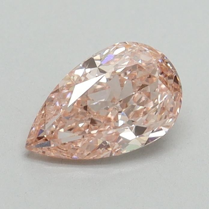 0.72 Ct. Fancy Intense Pink Pear Lab Grown Diamond