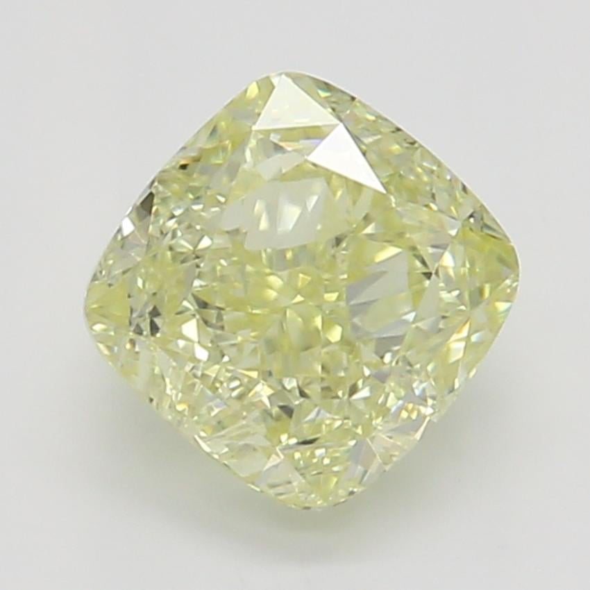 0.70 Ct. Fancy Light Yellow Cushion Diamond