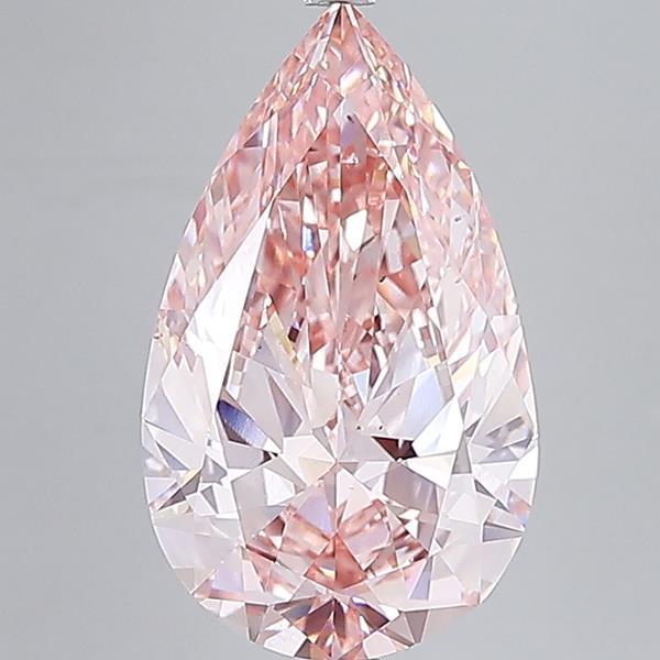 9.50 Ct. Fancy Vivid Pink Pear Lab Grown Diamond