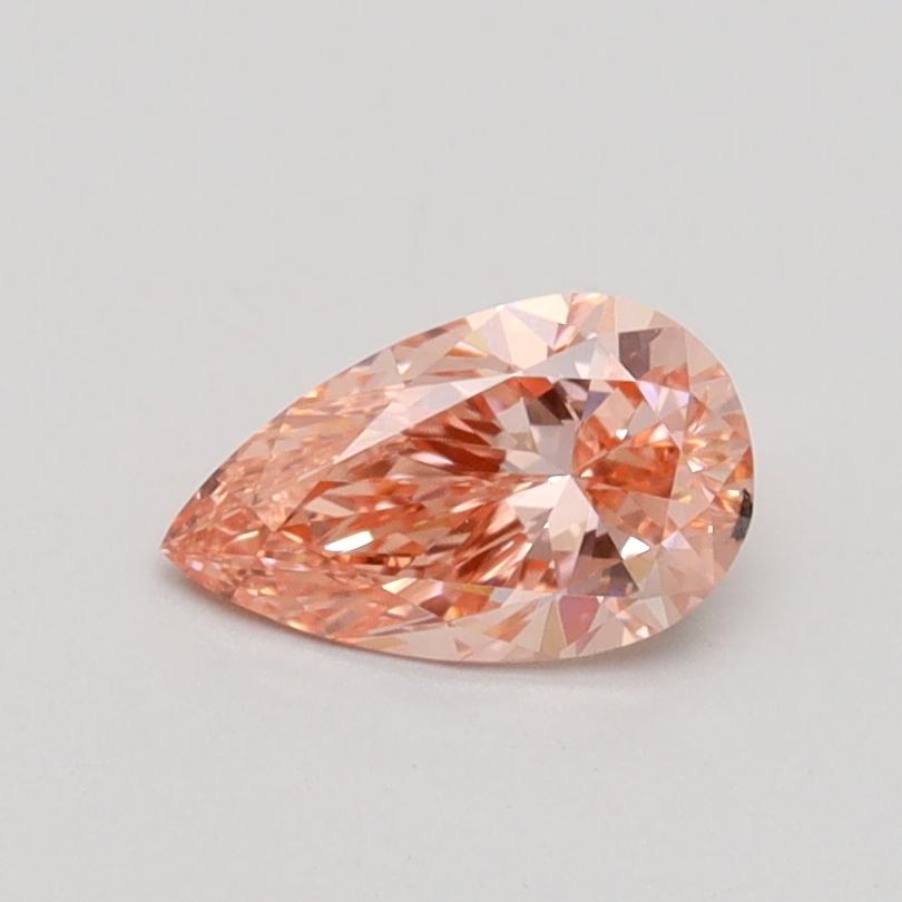 0.51 Ct. Fancy Intense Pink Pear Lab Grown Diamond