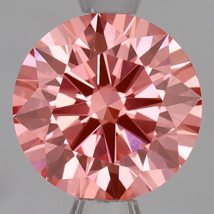 1.05 Ct. Fancy Vivid Pink Round Lab Grown Diamond