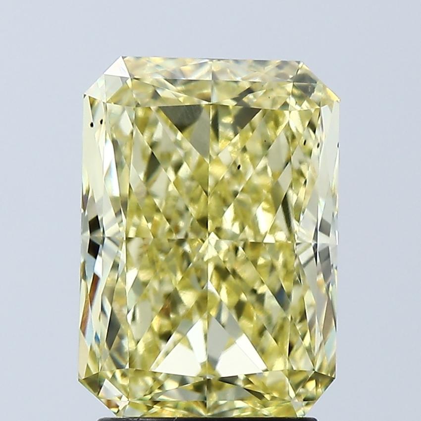 3.06 Ct. Fancy Vivid Yellow Radiant Lab Grown Diamond