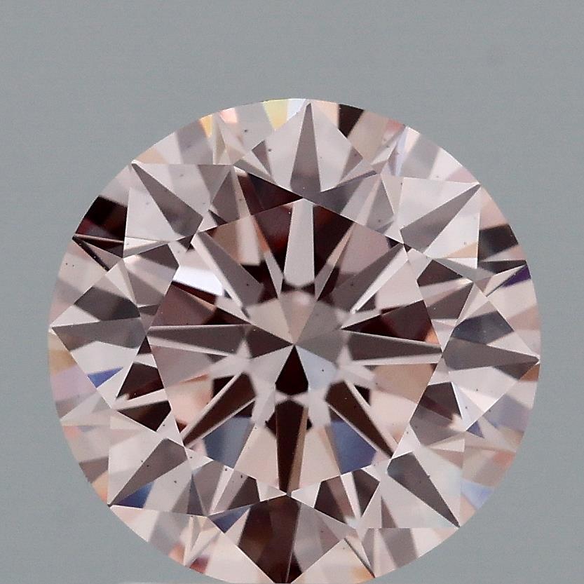 2.11 Ct. Fancy Intense Pink Round Lab Grown Diamond