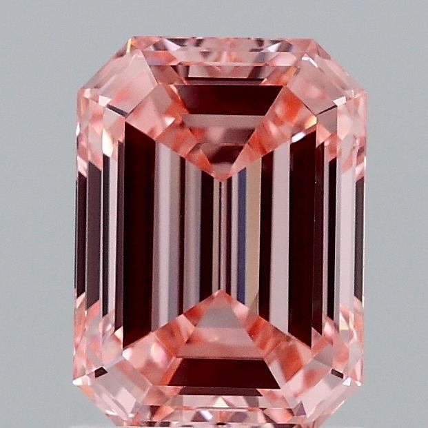 1.58 Ct. Fancy Vivid Pink Emerald Lab Grown Diamond