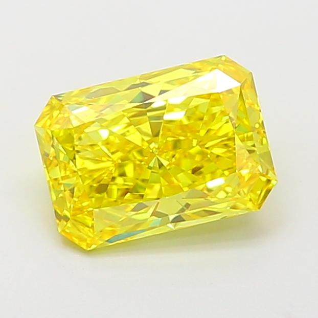 1.56 Ct. Fancy Vivid Yellow Radiant Lab Grown Diamond