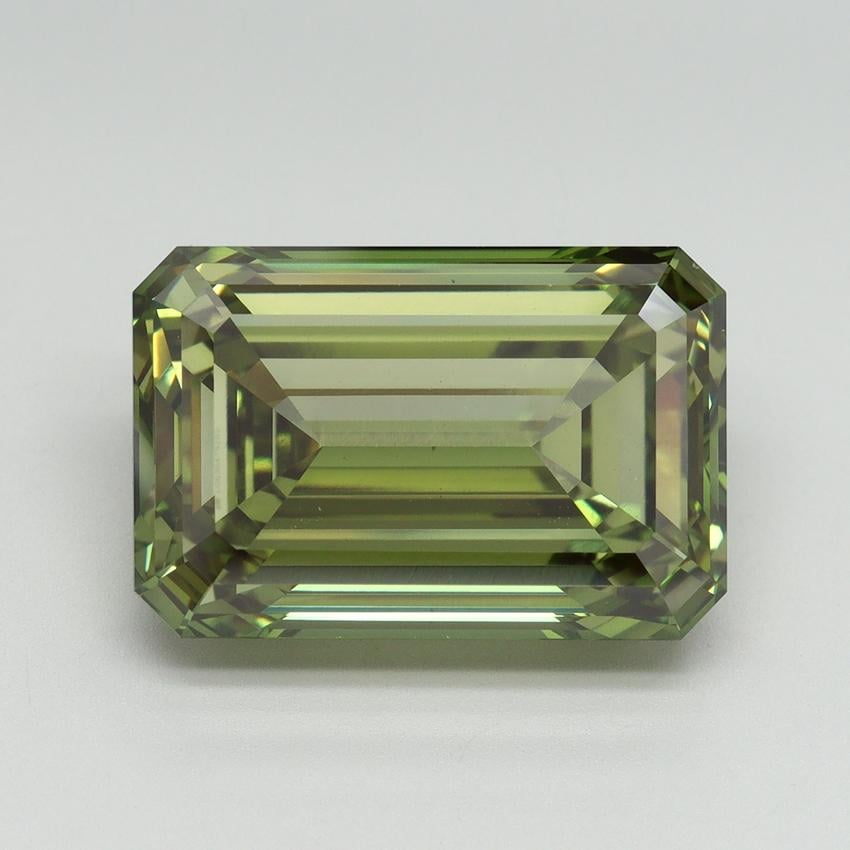 10.02 Ct. Fancy Vivid Green Emerald Lab Grown Diamond