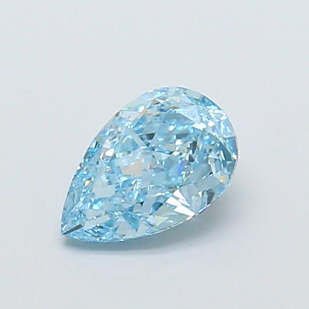 1.00 Ct. Fancy Intense Blue Pear Lab Grown Diamond