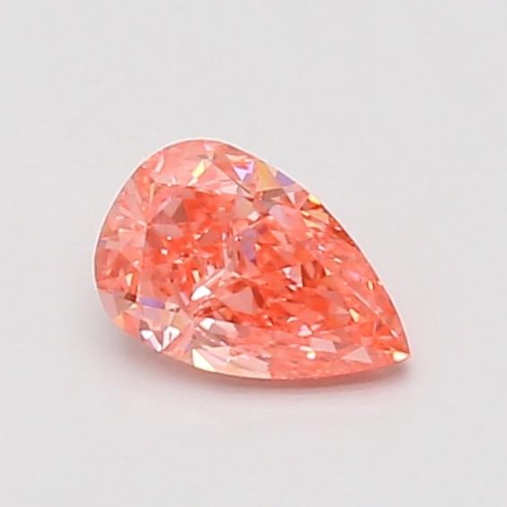 0.53 Ct. Fancy Vivid Pink Pear Lab Grown Diamond