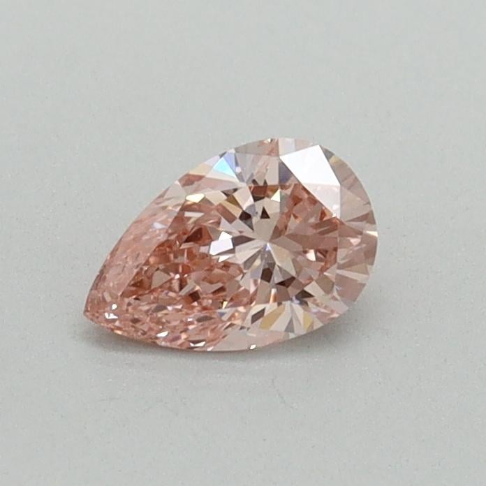0.32 Ct. Fancy Vivid Pink Pear Lab Grown Diamond