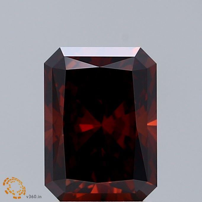 2.02 Ct. Fancy Deep  Orange Radiant Lab Grown Diamond