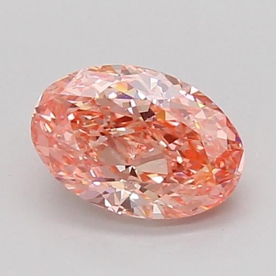 1.06 Ct. Fancy Vivid Pink Oval Lab Grown Diamond