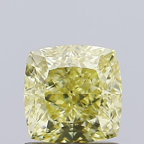 1.10 Ct. Fancy  Yellow Cushion Lab Grown Diamond