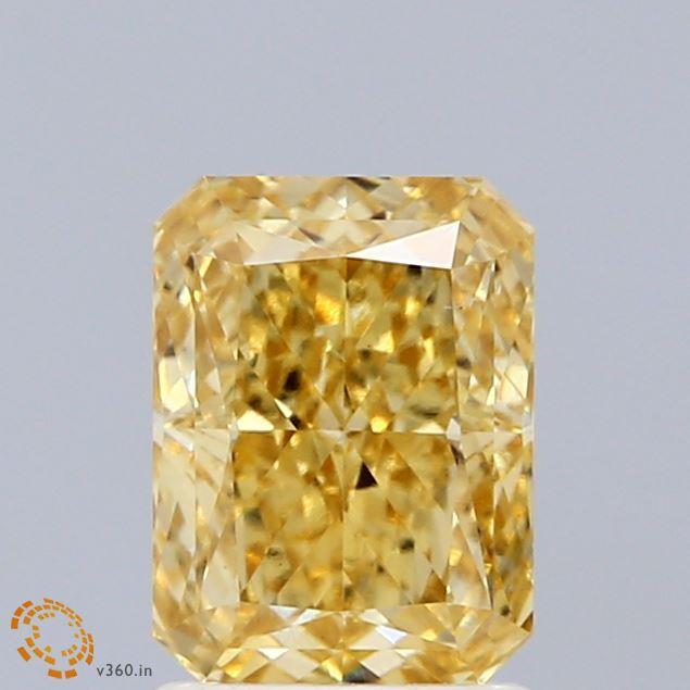 1.72 Ct. Fancy Yellow Radiant Lab Grown Diamond