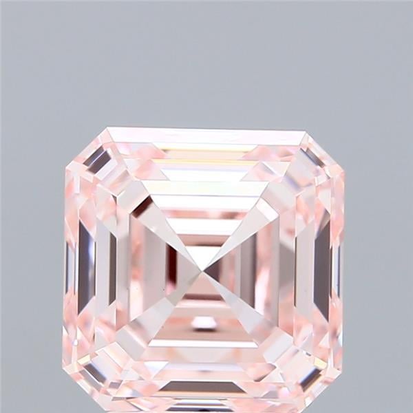 4.01 Ct. Fancy Pink Asscher Lab Grown Diamond