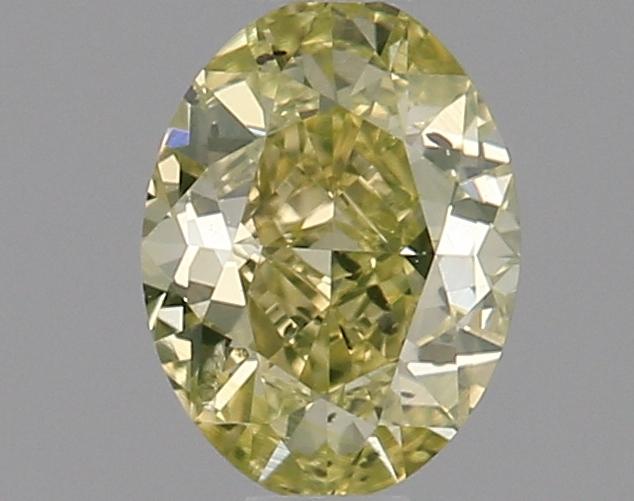 0.5 Ct. Fancy Intense Yellow Oval Diamond
