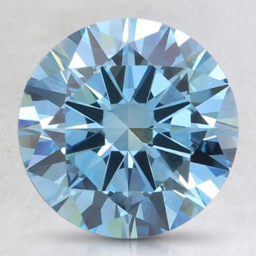 2.40 Ct. Fancy Intense Blue Round Lab Grown Diamond