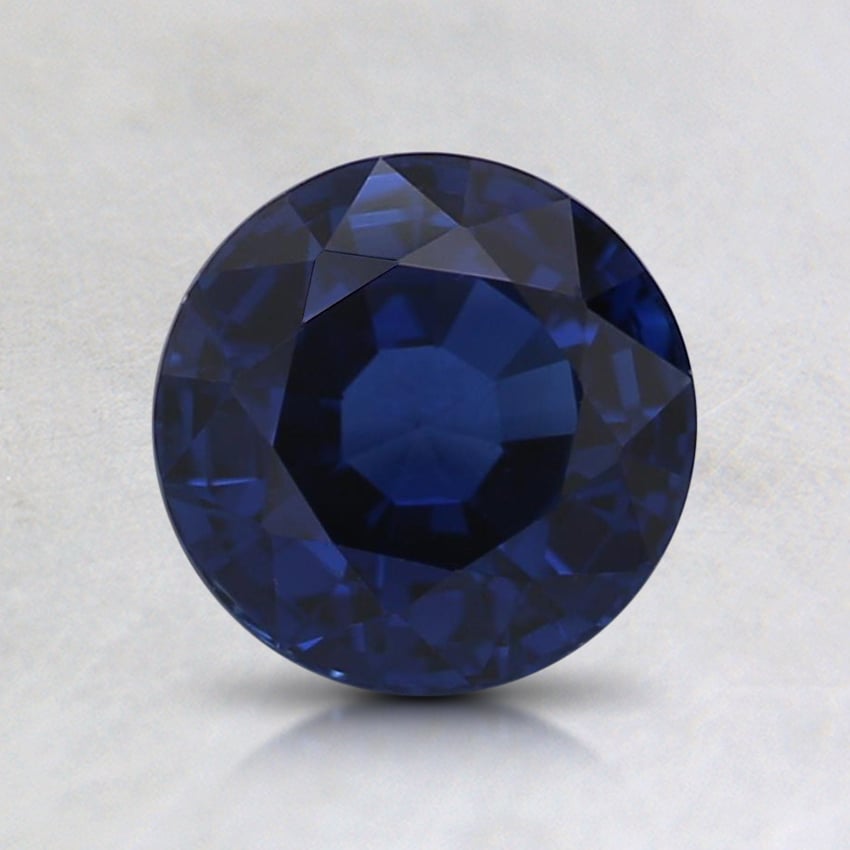 6.5mm Super Premium Blue Round Sapphire