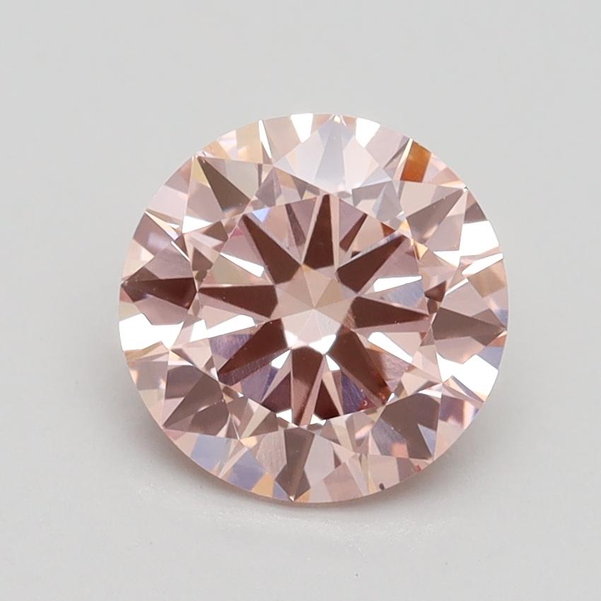 1.70 Ct. Fancy Intense Pink Round Lab Grown Diamond
