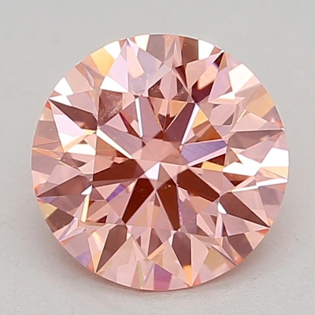 1.70 Ct. Fancy Vivid Pink Round Lab Grown Diamond