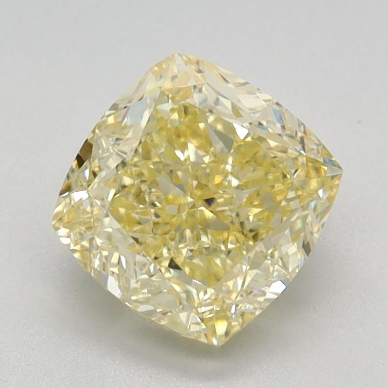 1.54 Ct. Fancy Intense Yellow Cushion Lab Grown Diamond