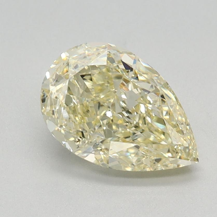 1.13 Ct. Fancy Light Yellow Pear Lab Grown Diamond