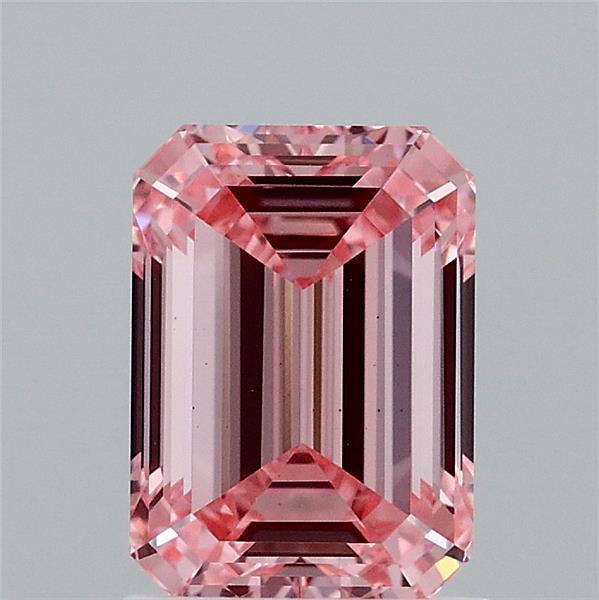 1.52 Ct. Fancy Vivid Pink Emerald Lab Grown Diamond