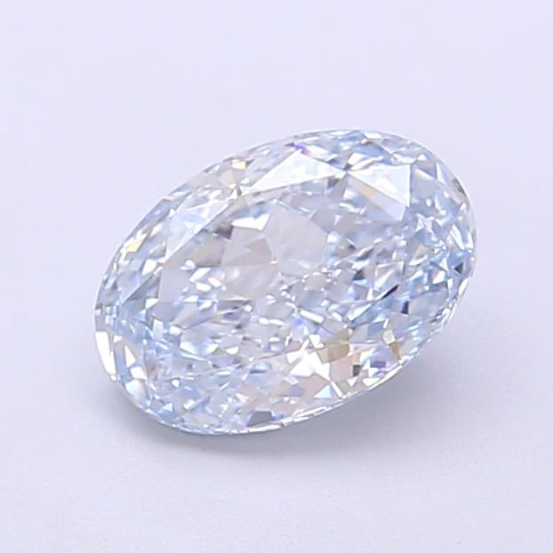1.01 Ct. Fancy Light  Blue Oval Lab Grown Diamond