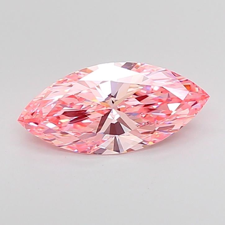 2.23 Ct. Fancy Vivid Pink Marquise Lab Grown Diamond