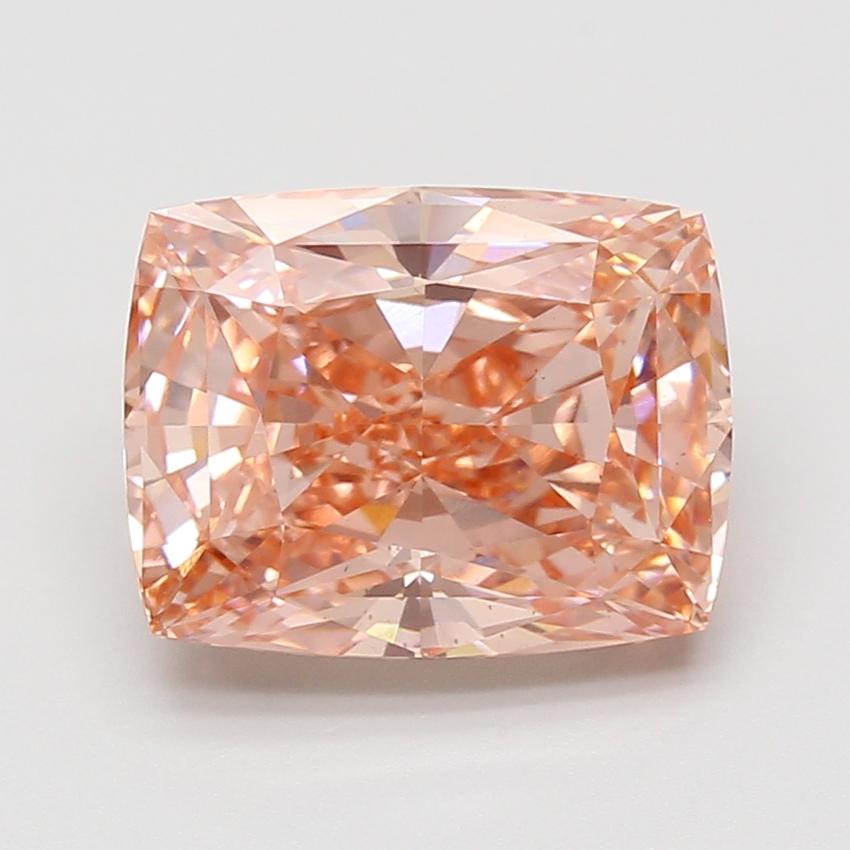 5.10 Ct. Fancy Vivid Pink Cushion Lab Grown Diamond