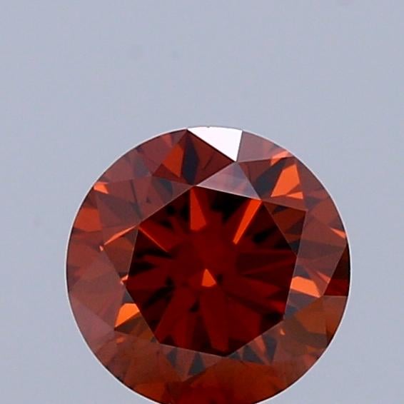 0.51 Ct. Fancy Deep Orange Round Lab Grown Diamond