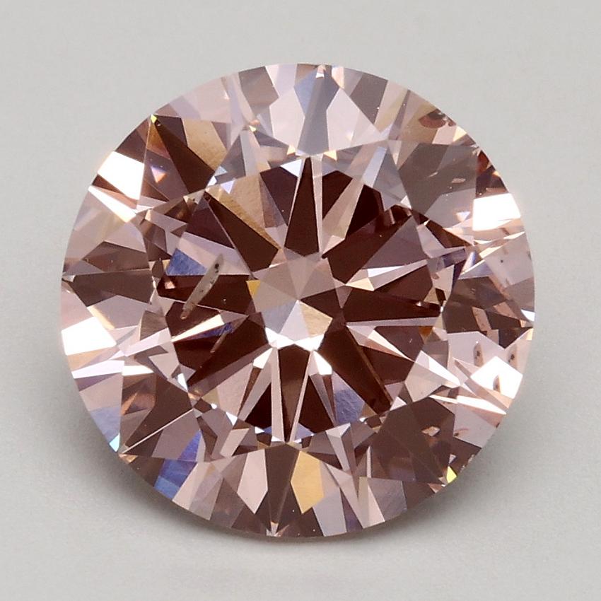 2.50 Ct. Fancy Pink Round Lab Grown Diamond