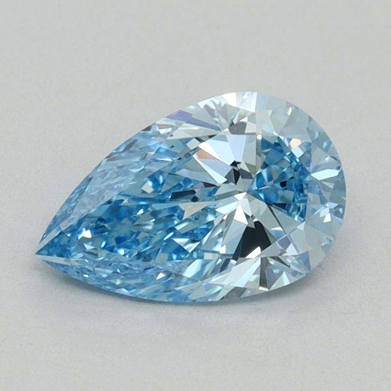 1.01 Ct. Fancy Vivid Blue Pear Lab Grown Diamond