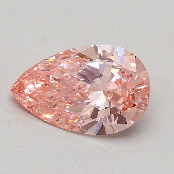 0.49 Ct. Fancy Vivid Pink Pear Lab Grown Diamond