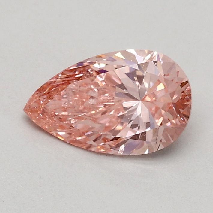 0.49 Ct. Fancy Vivid Pink Pear Lab Grown Diamond