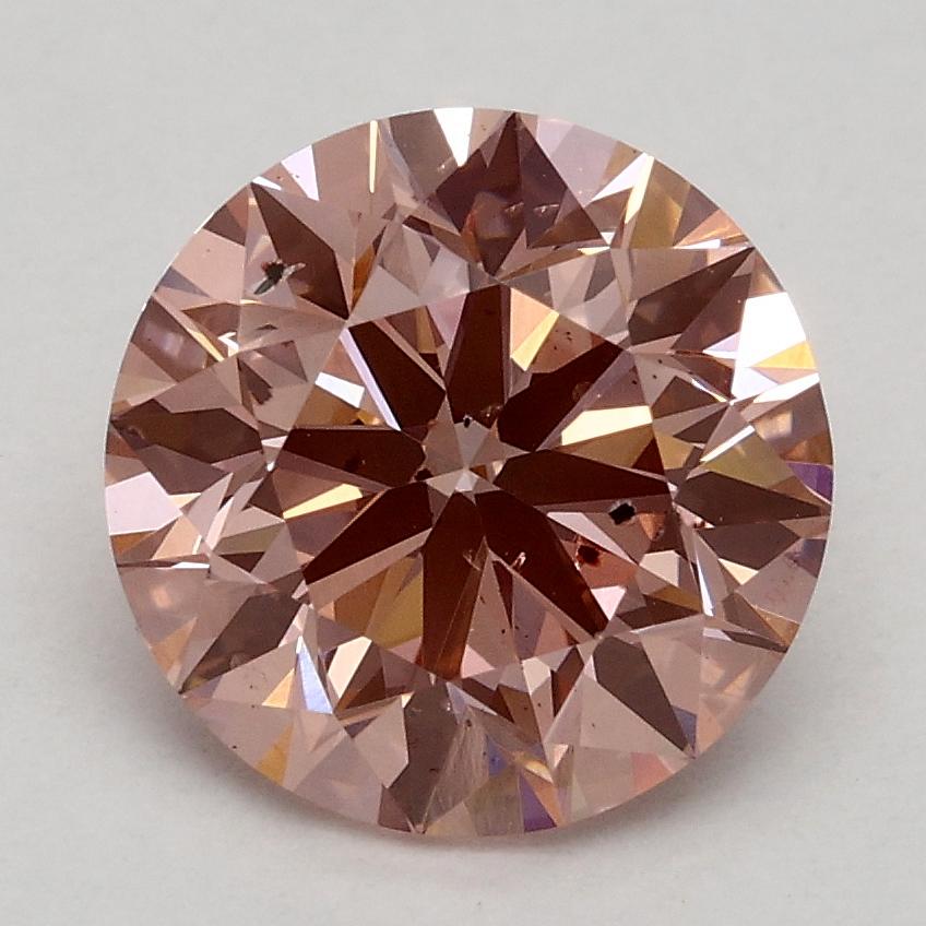 2.01 Ct. Fancy Intense Pink Round Lab Grown Diamond