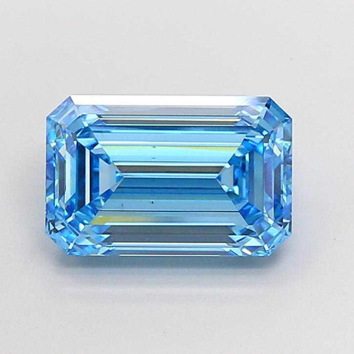 4.52 Ct. Fancy Blue Emerald Lab Grown Diamond
