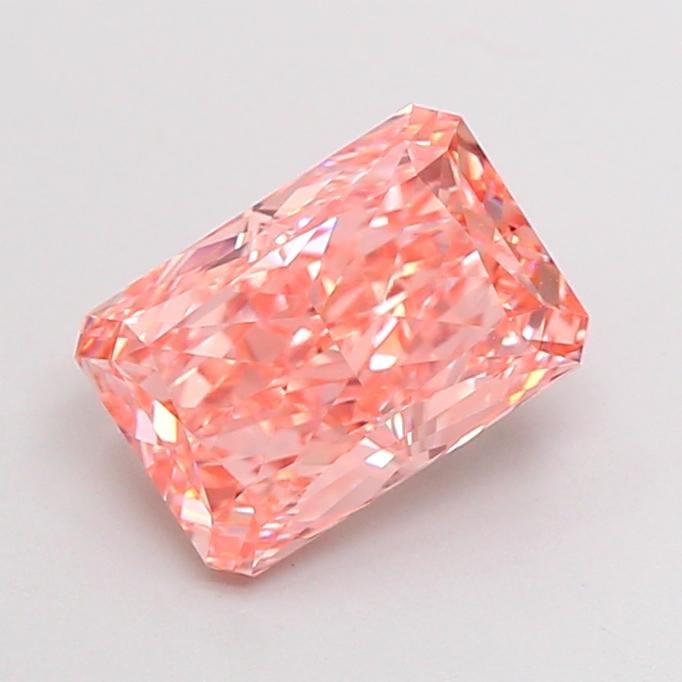 1.95 Ct. Fancy Vivid  Pink Radiant Lab Grown Diamond