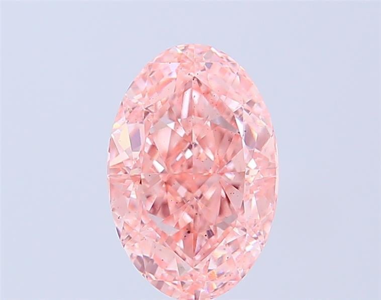 3.00 Ct. Fancy Vivid Pink Oval Lab Grown Diamond