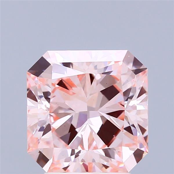 3.09 Ct. Fancy Intense Pink Radiant Lab Grown Diamond