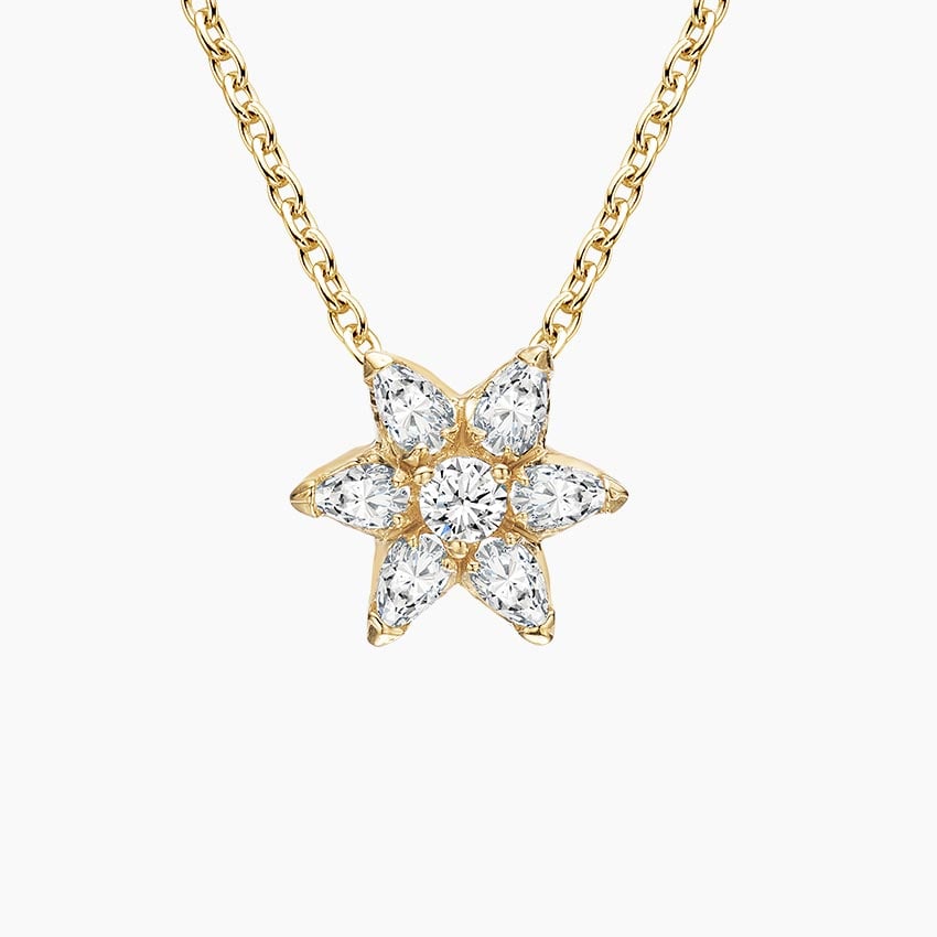 Danyell 10k Gold Psylli Diamond Charm Holder Necklace – Gem