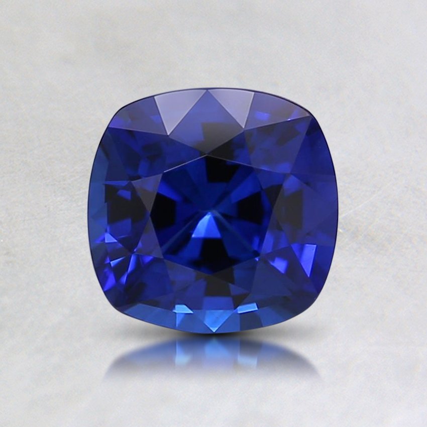 6mm Super Premium Blue Cushion Sapphire