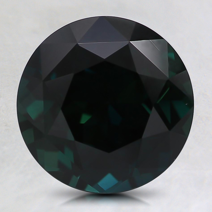 8.5mm Teal Round Sapphire