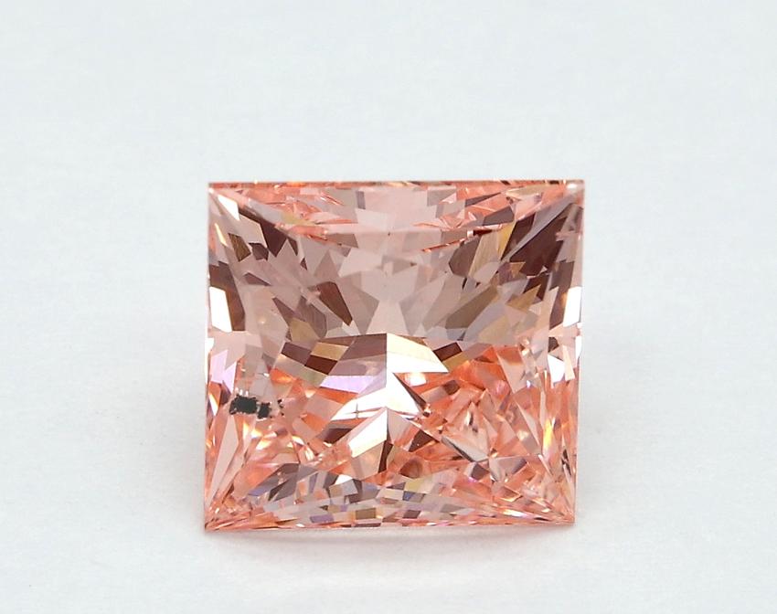 1.71 Ct. Fancy Vivid Pink Princess Lab Grown Diamond