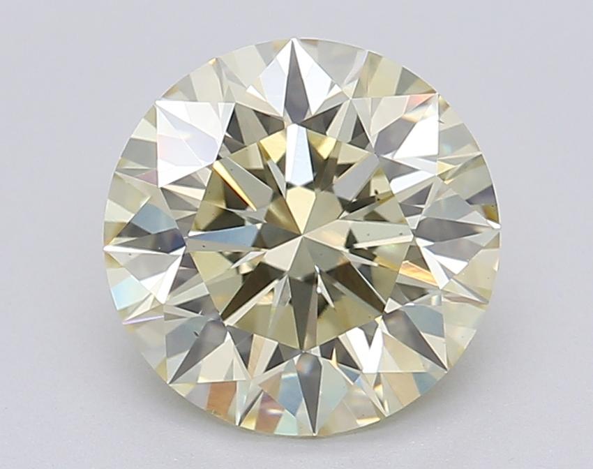 2.01 Ct. Fancy Light Yellow Round Lab Grown Diamond