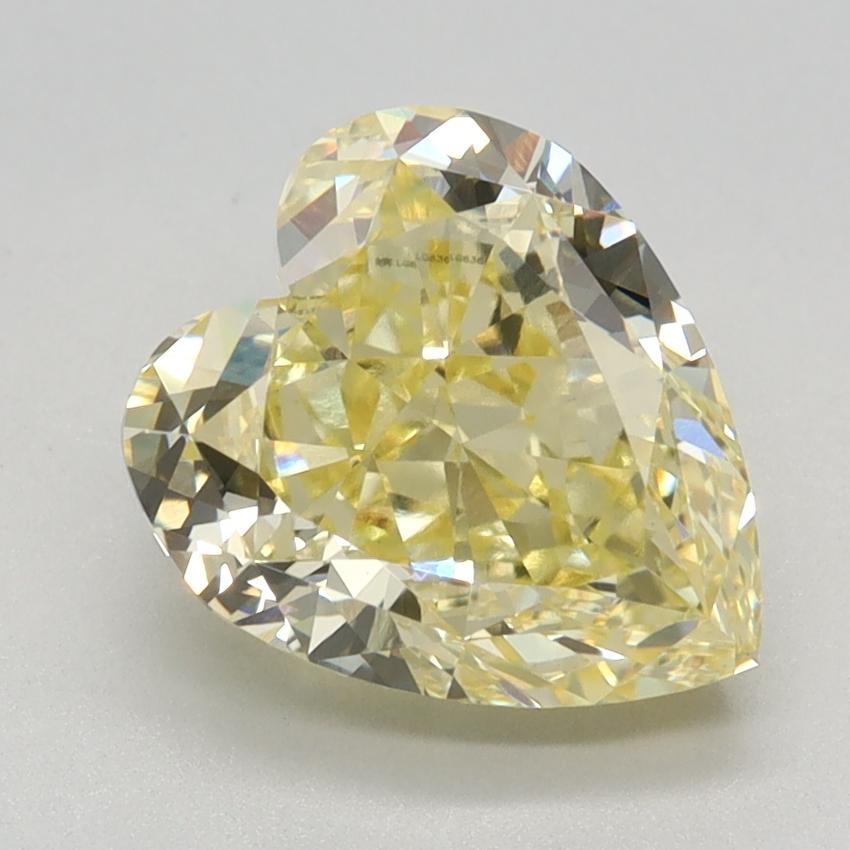 2.72 Ct. Fancy Intense Yellow Heart Lab Grown Diamond
