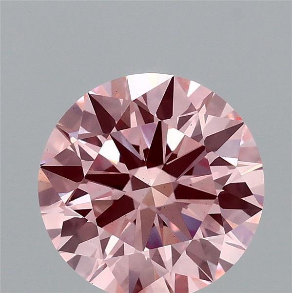 1.65 Ct. Fancy Vivid Pink Round Lab Grown Diamond