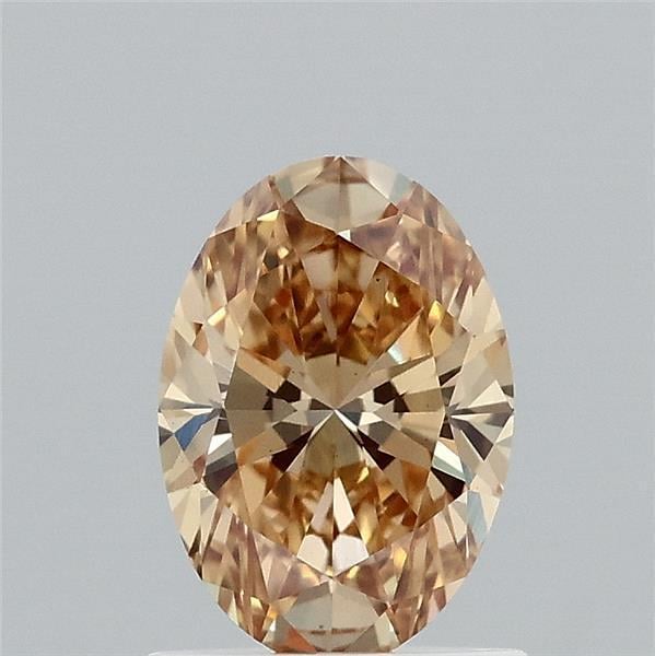 1.01 Ct. Fancy Intense Yellow Oval Lab Grown Diamond